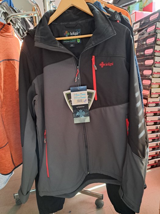 Kilpi Herren-Softshelljacke "ELIO" dunkelgrau